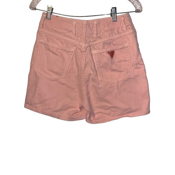 Vintage 80s Guess High Waist denim shorts pink - Picture 7 of 7